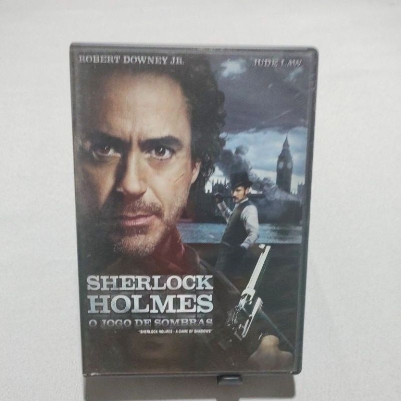 DVD FILME SHERLOCK HOLMES O JOGO DE SOMBRAS USADO DUBLADO ORIGINAL 16