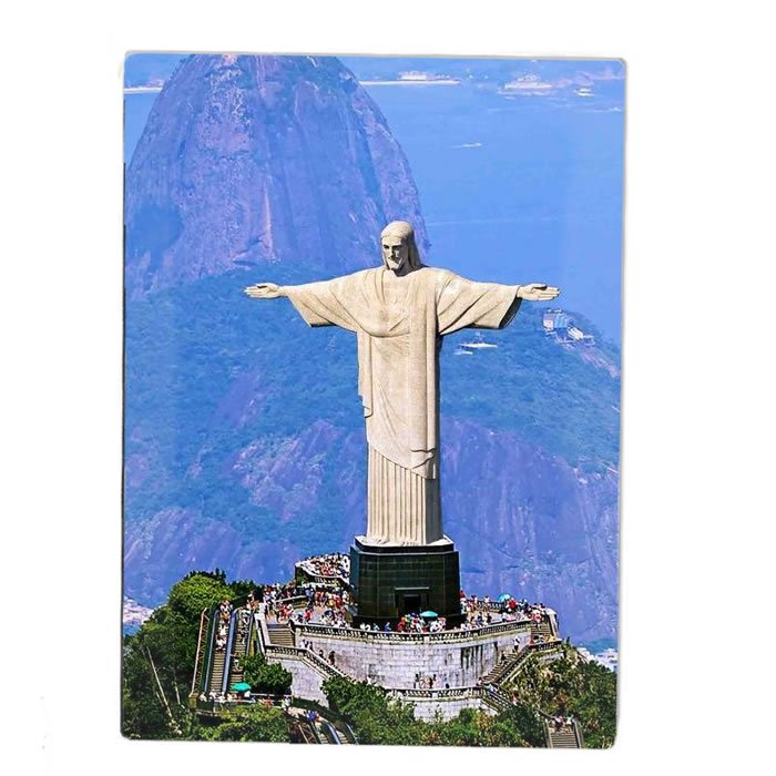 Placa Decorativa Cristo Redentor - Rio de janeiro