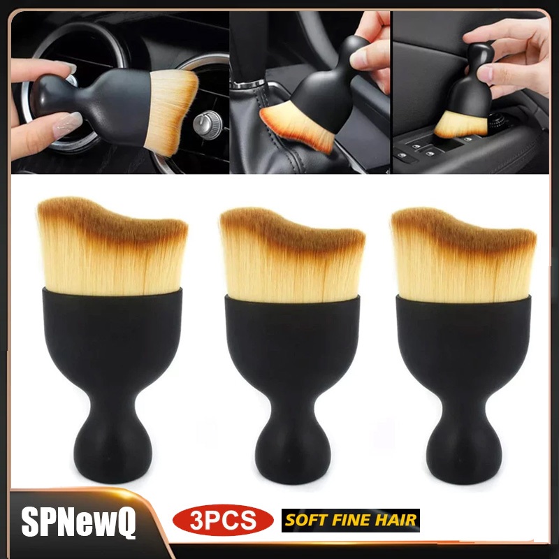 Kit 3 Peças Pincéis Remoção De Poeira Para Escova De Carro ESCOVA DE LIMPEZA PRONGA em Oferta na Shopee
