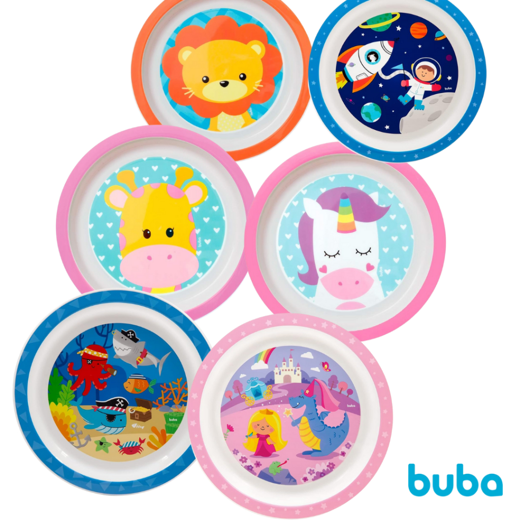 Buba Pratinho Aventuras Prato bebe