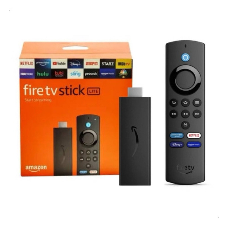 Fire Tv Stick Lite 2 Full Hd 8gb Preto Tipo De Controle Remoto De Voz