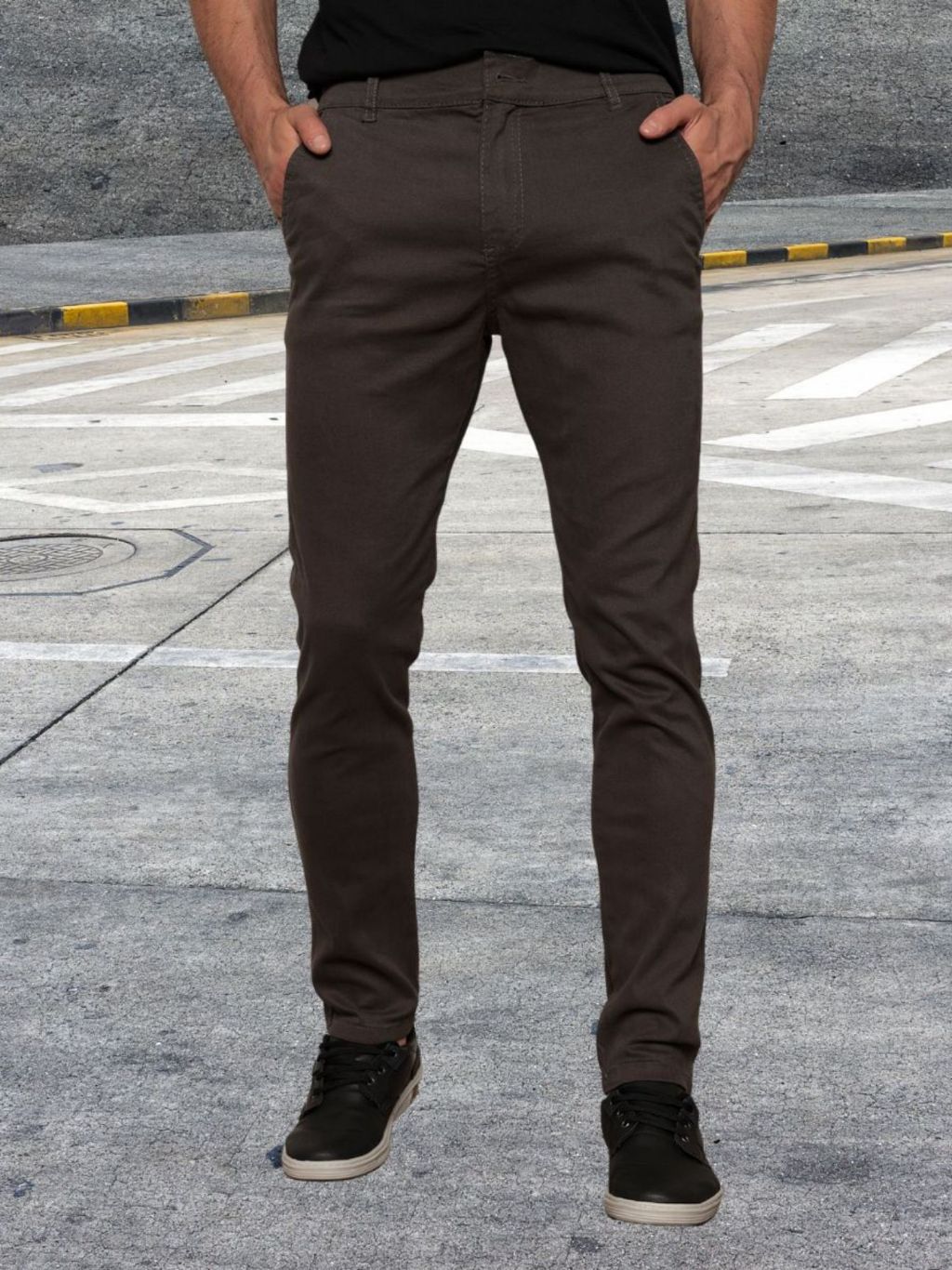 Calças Sarja Masculina Jeans Bolsa de faca Colorido Slim Fit Com Lastano Oferta Especial de fábrica de vendas diretas em Oferta na Shopee