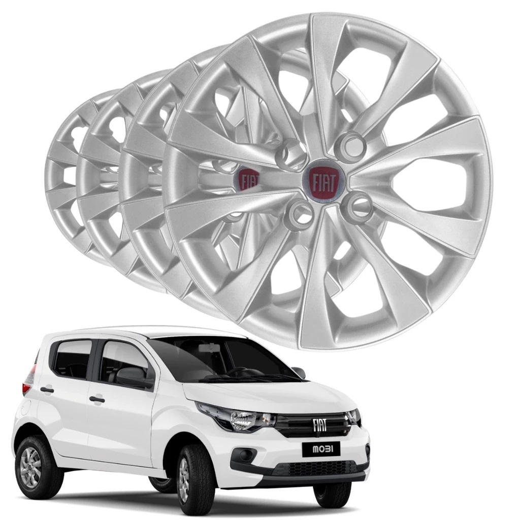 Jogo de Calotas para Fiat Mobi Aro 14" (Lançamento 2021) em Oferta na Shopee