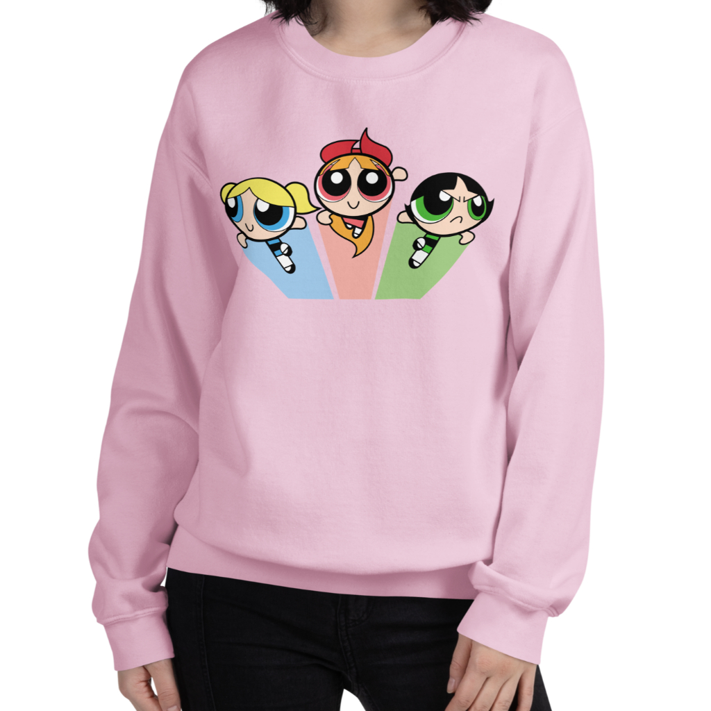 Suéter De Moletom Unissex Lançamento Meninas Super Poderosas Tecido de Alta Qualidade Flanelado em Oferta na Shopee