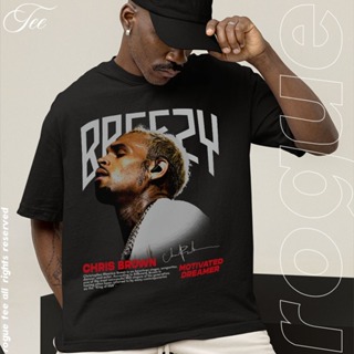 Camiseta Basica e OVERSIZED Chris Brown Brezzy Motivated Dreamer World Tour Brasil Unissex em Oferta na Shopee