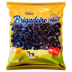 Chup De Leite Brigadeiro 15g cada C/50 Unidades - Biba