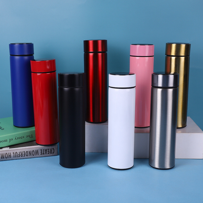 Garrafa Térmica Inteligente Sensor De Temperatura Digital Led Café Água Quente Gelado em Oferta na Shopee