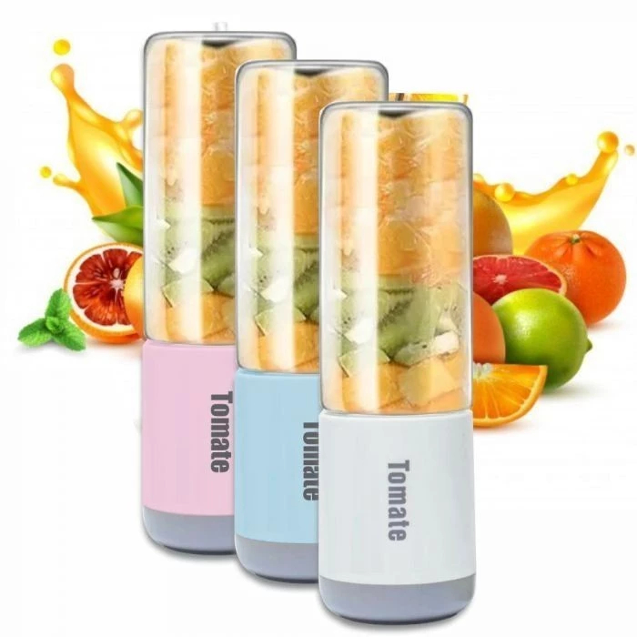 Mini Liquidificador Portátil Shake 6 Laminas + Cabo USB Envio Imediato em Oferta na Shopee