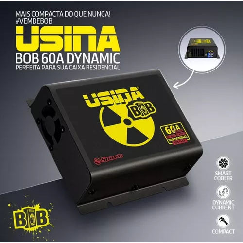 Fonte Usina  para caixa BoB 12v 60 Amperes Bivolt Dynamic - Spare Parts and Accessories for Vehicles