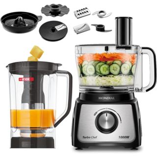 Multiprocessador 9 em 1 Turbo Chef Mondial 220v MPN-01-BF em Oferta na Shopee