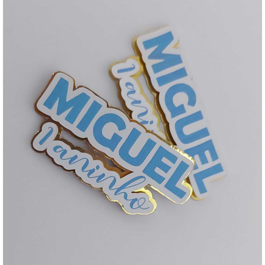 Aplique nome em camada 5cm / aplique 3d/ aplique lembrancinhas/decoração em Oferta na Shopee