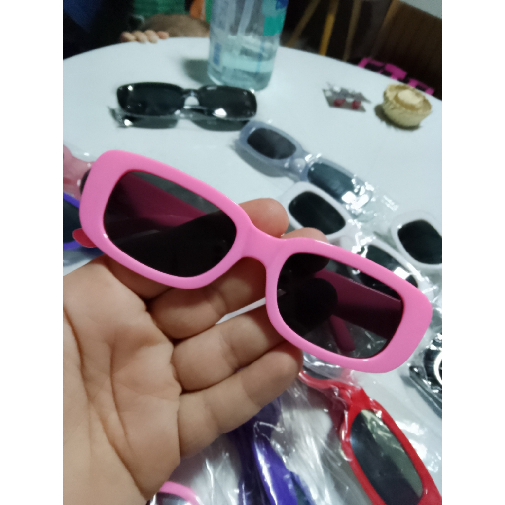 Rectângulo Infantil Bonito Óculos De Sol Coreanos Para Bebês Moda Verão Protetor Solar Meninos E Meninas em Oferta na Shopee