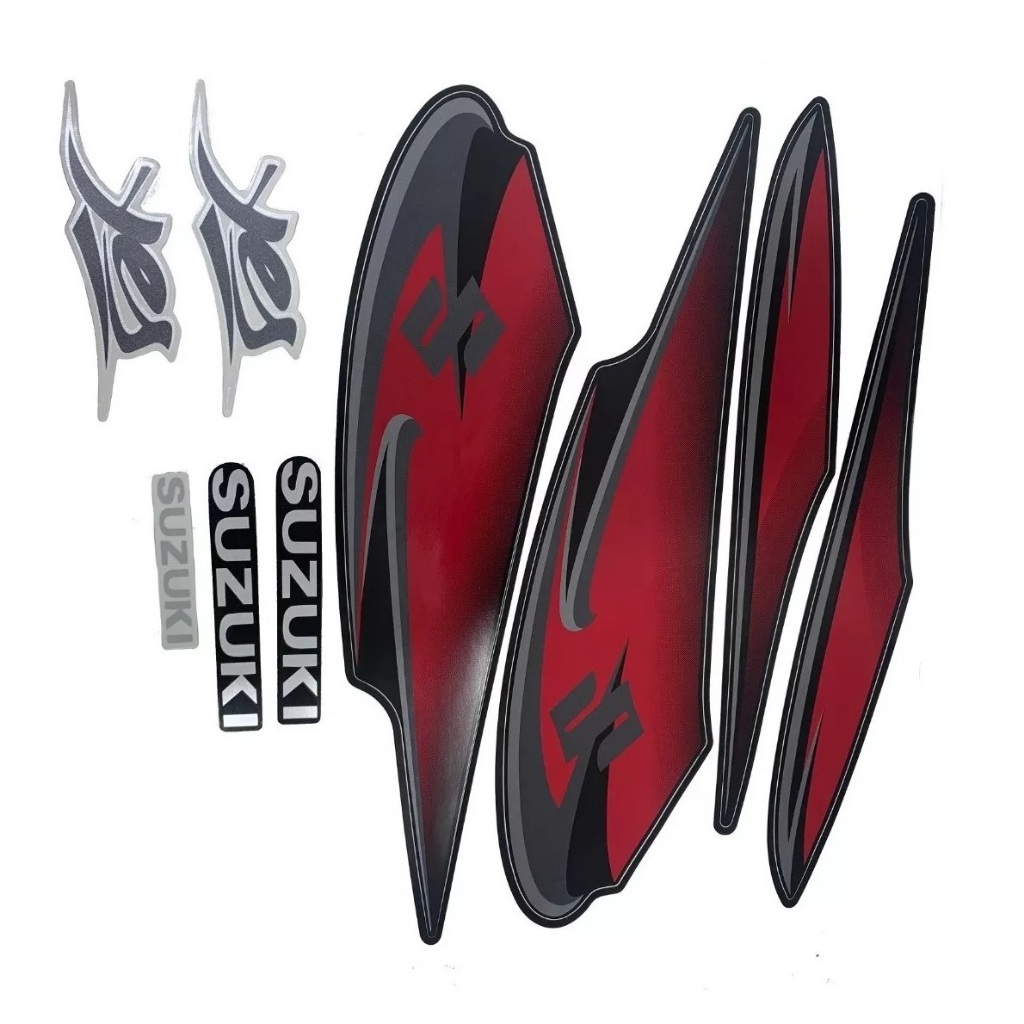 Kit Jogo Adesivo Moto Compatível Yes 125 2011 Preta