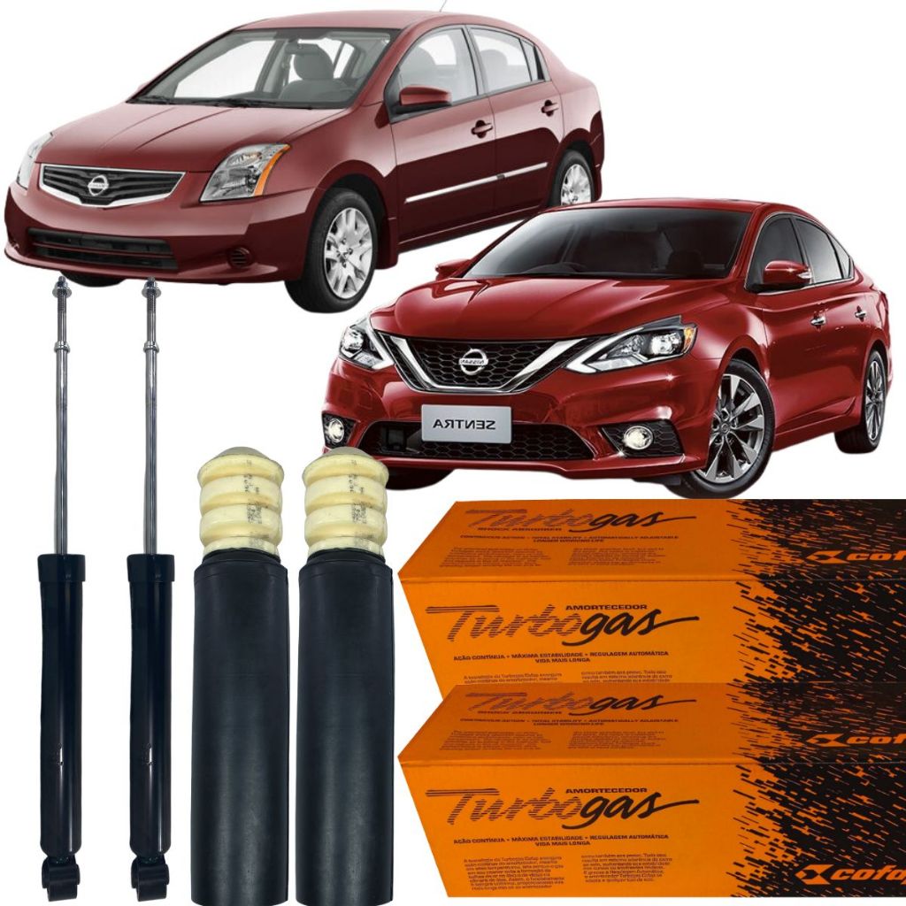 Par Amortecedor Traseiro Coifa Batente Sentra em Oferta na Shopee