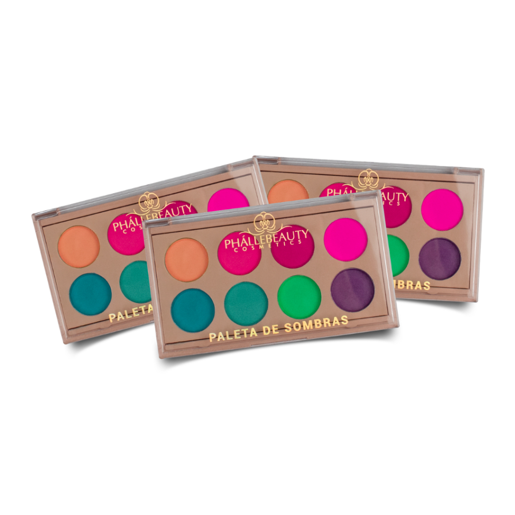 Paleta de Sombras 8 Cores PhálleBeauty PH0328