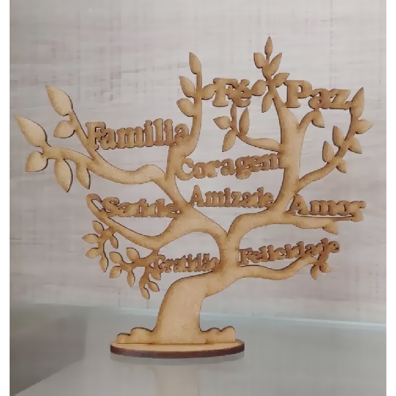 Kit 15 Lembrancinhas Árvore dos Dizeres Madeira MDF Dia dos Pais Convidados Confraternização em Oferta na Shopee