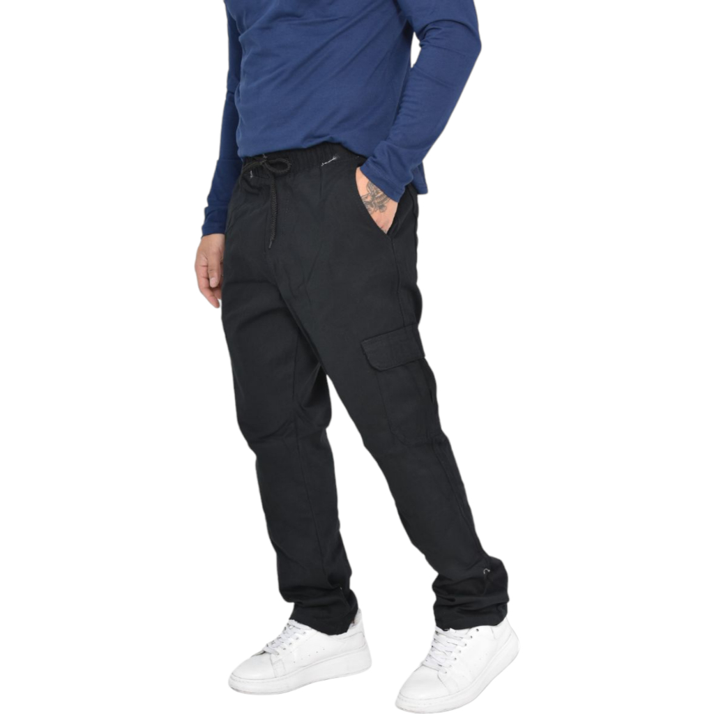 calça cargo sarja ou jeans masculino feminino larga 6 bolsos skate e outras cores calça cargo sarja