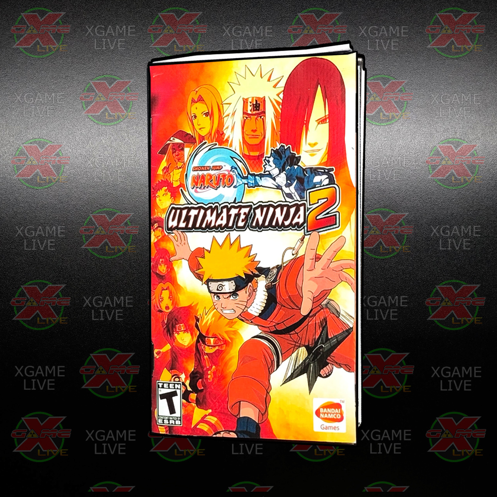 Manual - Naruto Ultimate Ninja 2 - Reproduction - Retro / Repro Ps2 / Play 2