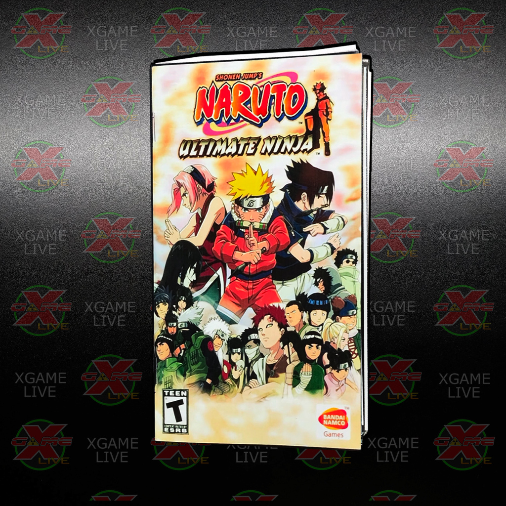 Manual - Naruto Ultimate Ninja - Reproduction - Retro / Repro Ps2 / Play 2