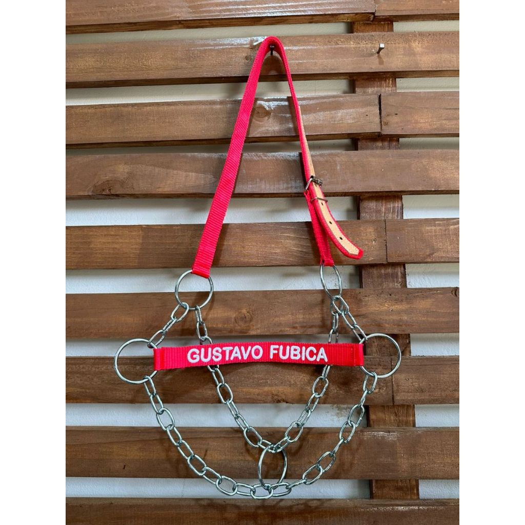 Cabresto De Corrente Para Boi  Vaca E Bezerro Personalizado em Oferta na Shopee