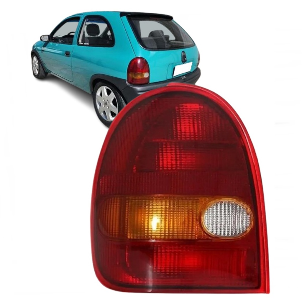Lanterna Traseira Corsa 1994 / 1999 2 Portas Wind Tricolor