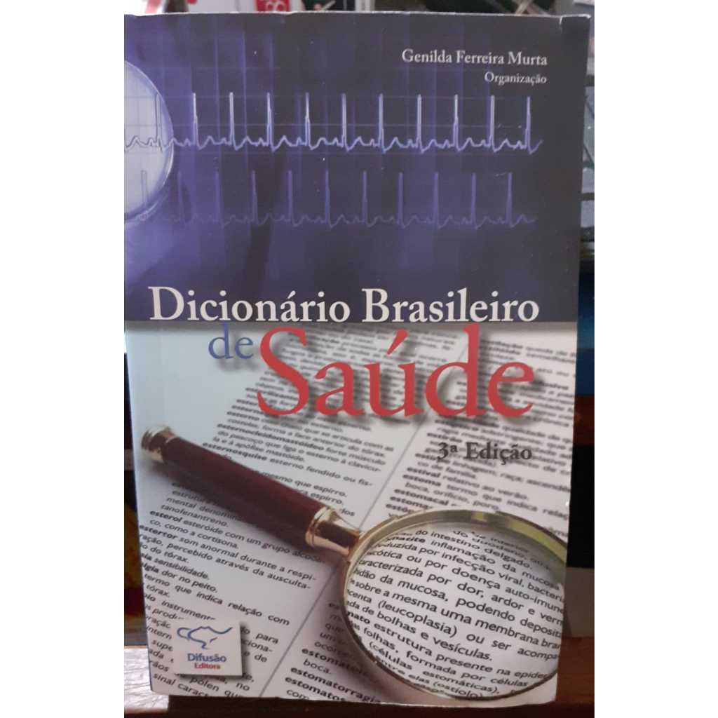 LIVRO- DICIONARIO BRASILEIRO DE SAÚDE-2010- BOLSO -GENILDA FERREIRA- RARO