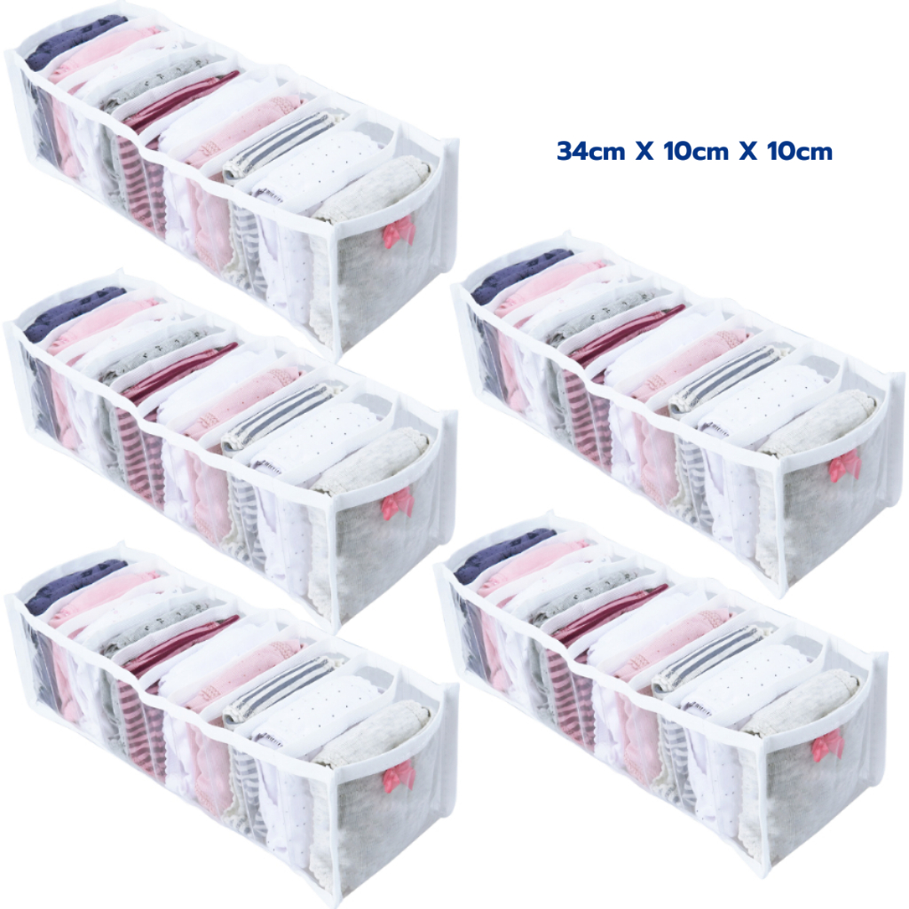 Kit 5 Colmeia Organizadora P para Calcinha Cueca Meia Roupas Intimas Body Rn de Gaveta Cômoda em Oferta na Shopee