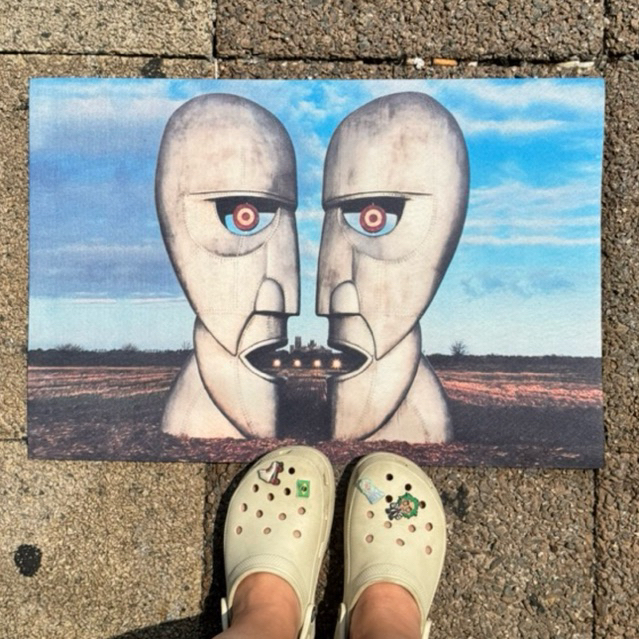 Tapete capacho para porta de entrada - The Division Bell Pink Floyd