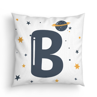 Capa de Almofada Infantil Astronauta Foguete com inicial do Nome em Oferta na Shopee
