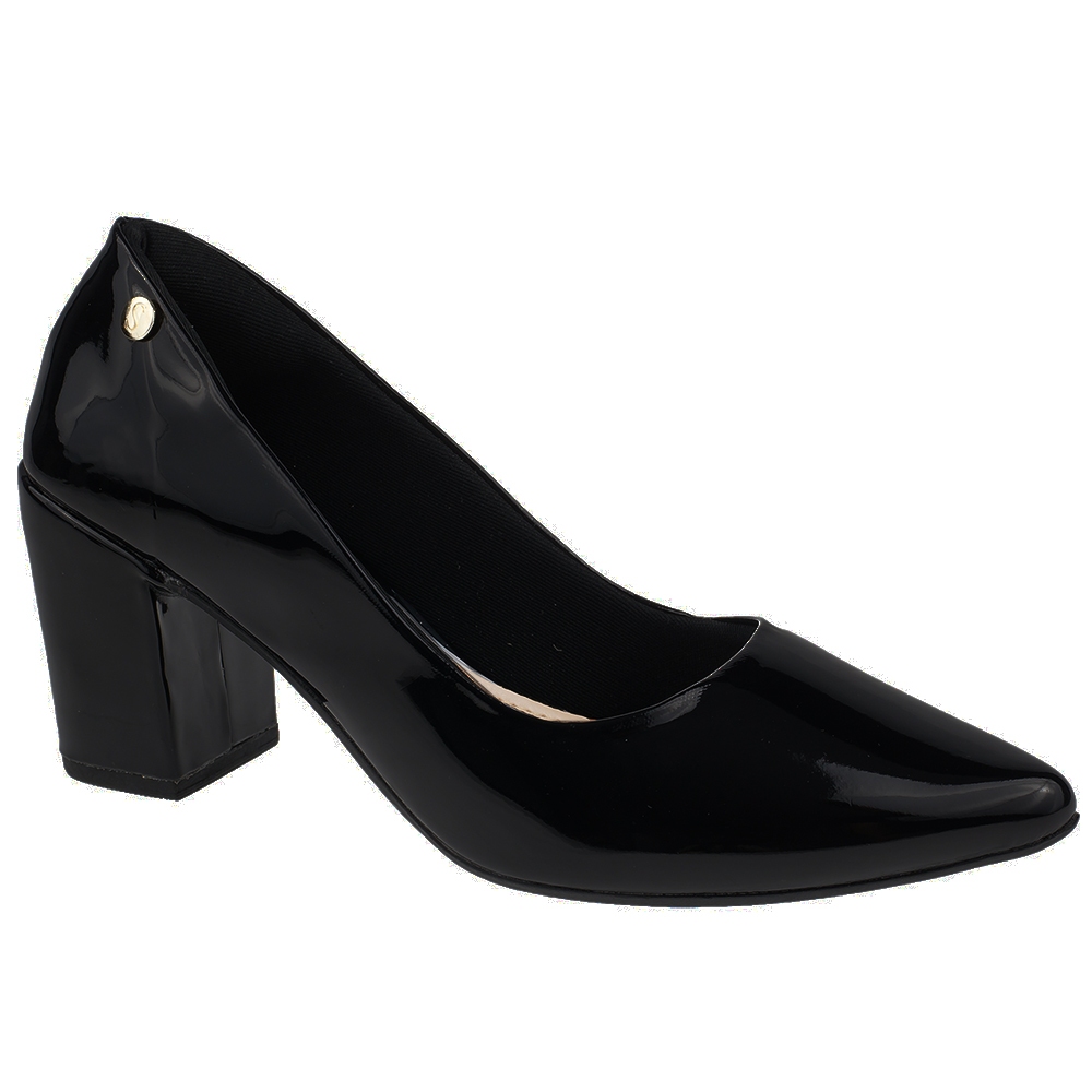 Sapato Scarpin Bico Fino  Conforto Shekinah Salto Alto Grosso Sapatilha Macia Blogueira Moda - Women Shoes