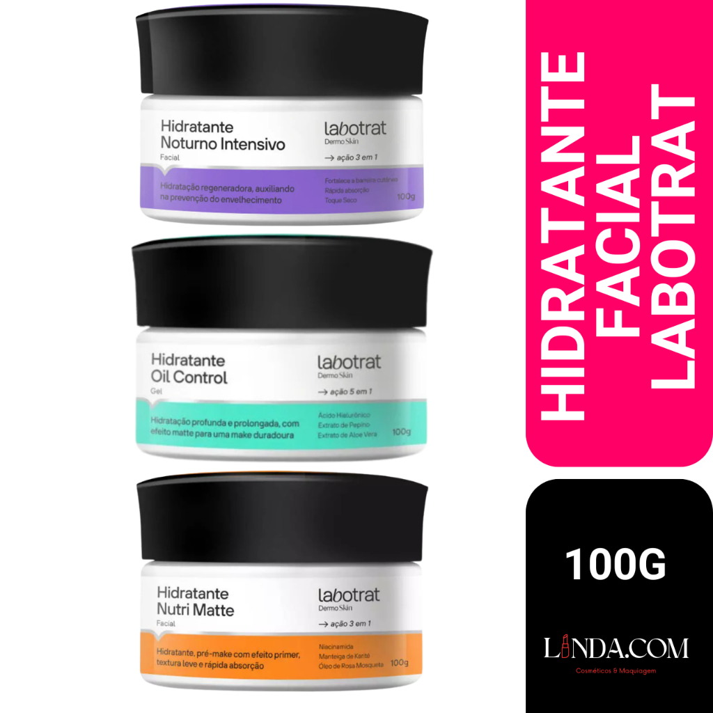 HIDRATANTE FACIAL DERMOSKIN LABOTRAT 100G em Oferta na Shopee