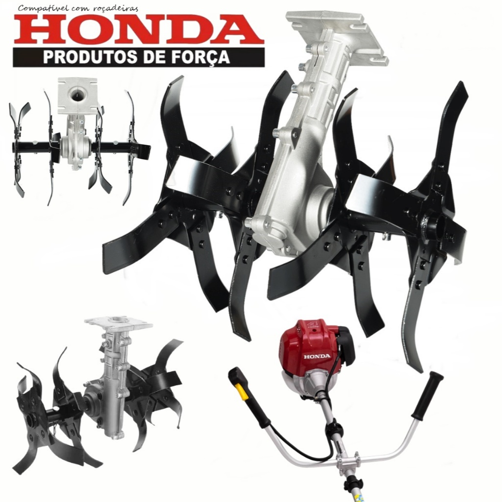 Arador Cultivador Mini Arado Para Roçadeira Honda Umk435t Umk450