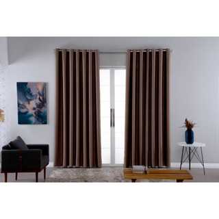 Cortina Para Sala E Quarto Blackout Tecido 2,60x2,50 Corta Luz em Oferta na Shopee