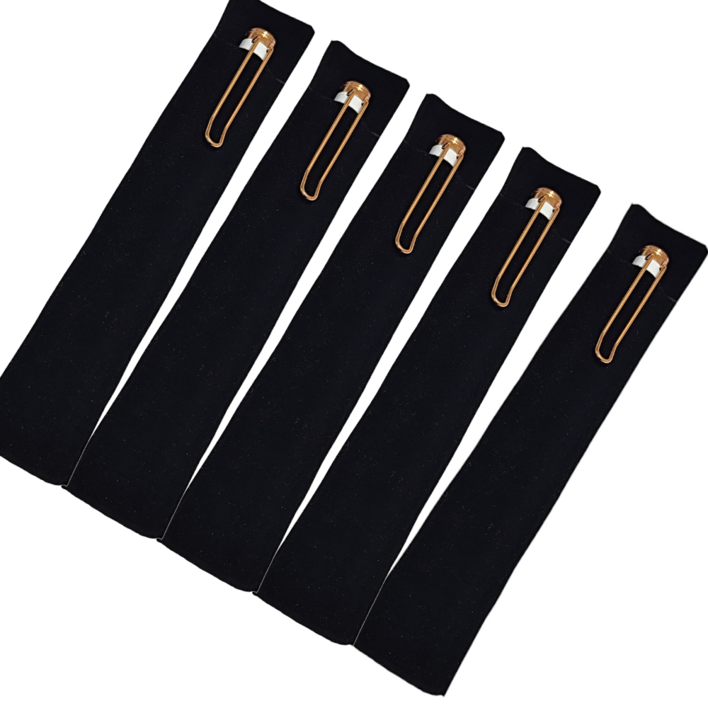 Estojo para caneta em veludo sugestão para presente kit com ate 50un em Oferta na Shopee
