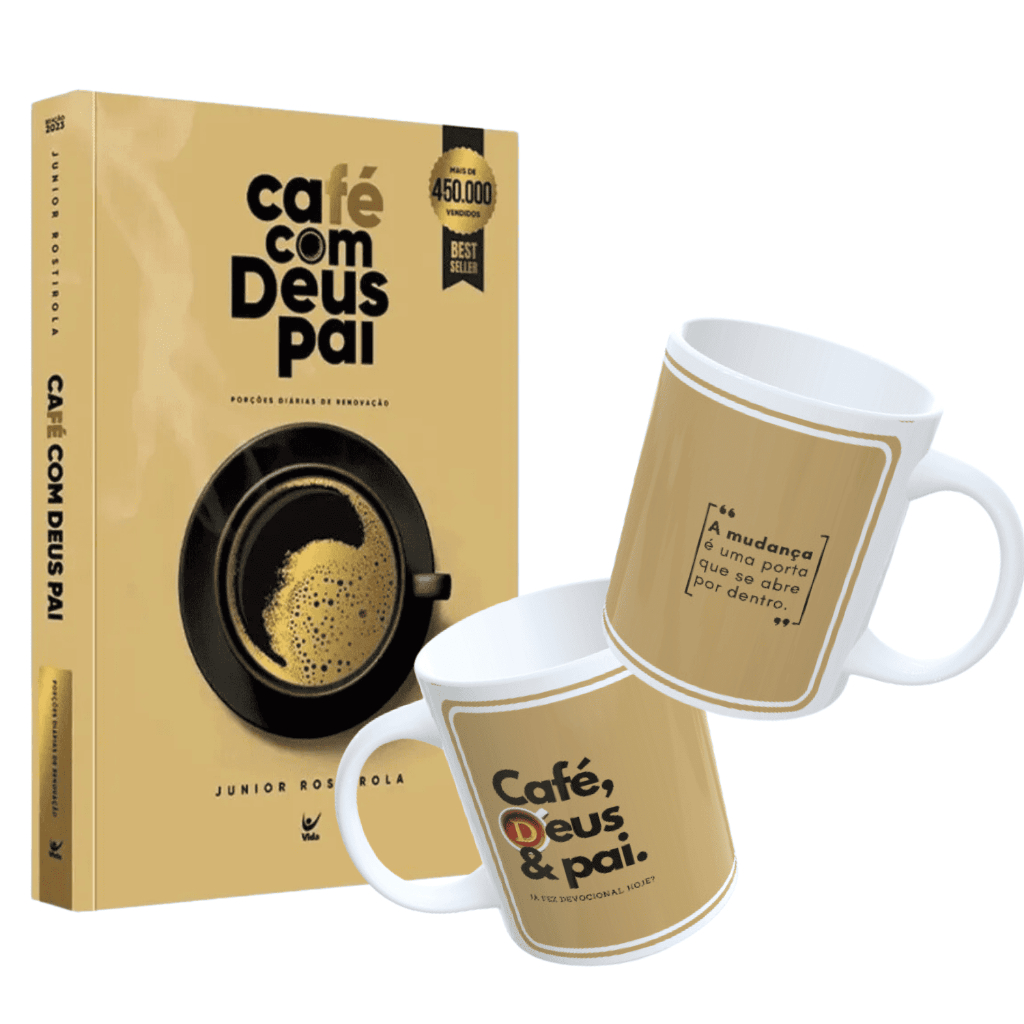 Café com Deus Pai | Junior Rostirola em Oferta na Shopee