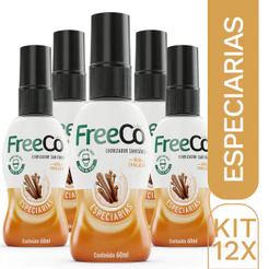 Kit 12 Bloqueadores de Odores Sanitários FreeCô Especiarias – 60ml cada