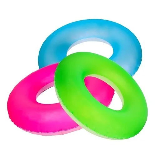 Boia Neon Inflável Redonda 90cm Piscina Todas Cores Mor