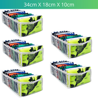 Kit 5 Organizador M Colmeia para Camiseta Bermuda Infantil Roupa de Criança de Gaveta Cômoda em Oferta na Shopee