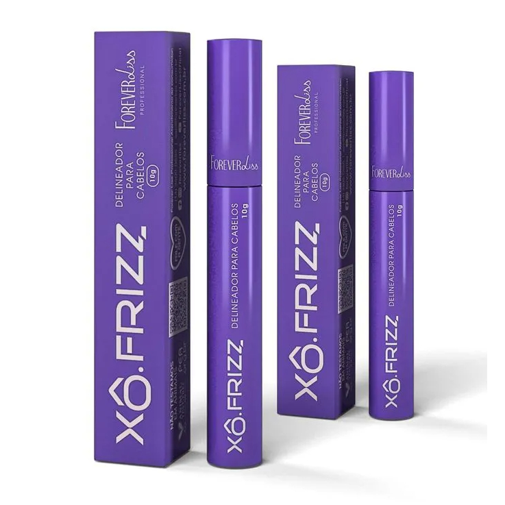 Forever Liss Xô Frizz Kit 2 Rímel Modelador de Fios 10g Delineador Para Cabelos