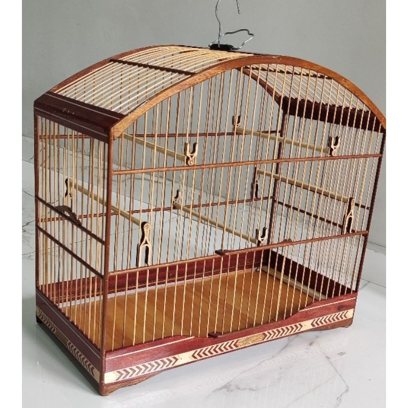 GAIOLA MOSAICO 5 POLEIROS CURIÓ COLEIRO AZULÃO LUXO em Oferta na Shopee