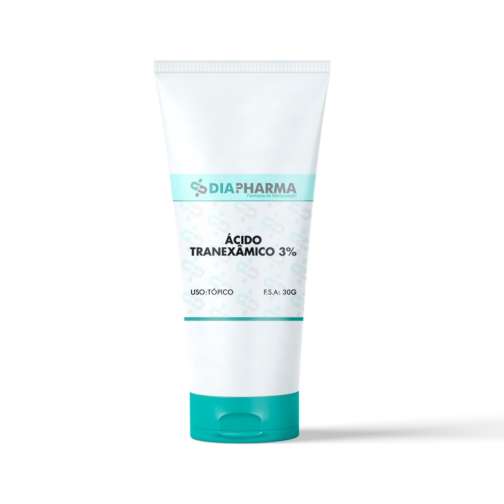 Ácido Tranexâmico 3% Gel Creme 30g - Anti manchas Melasma em Oferta na Shopee