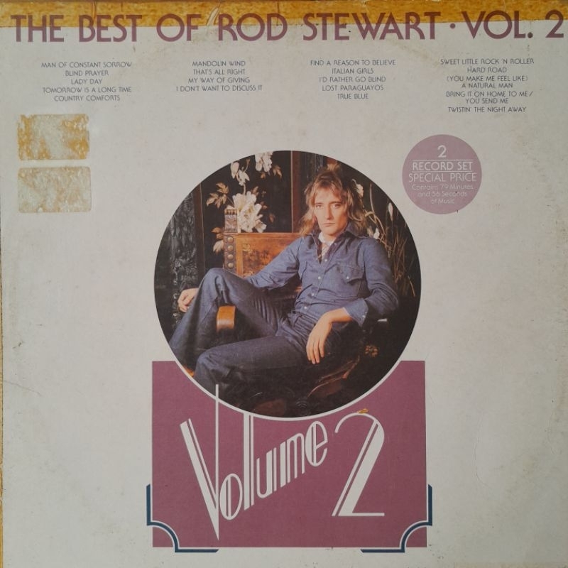 The Best Of Rod Stewart Vol. 2-lp duplo importado-gatefold