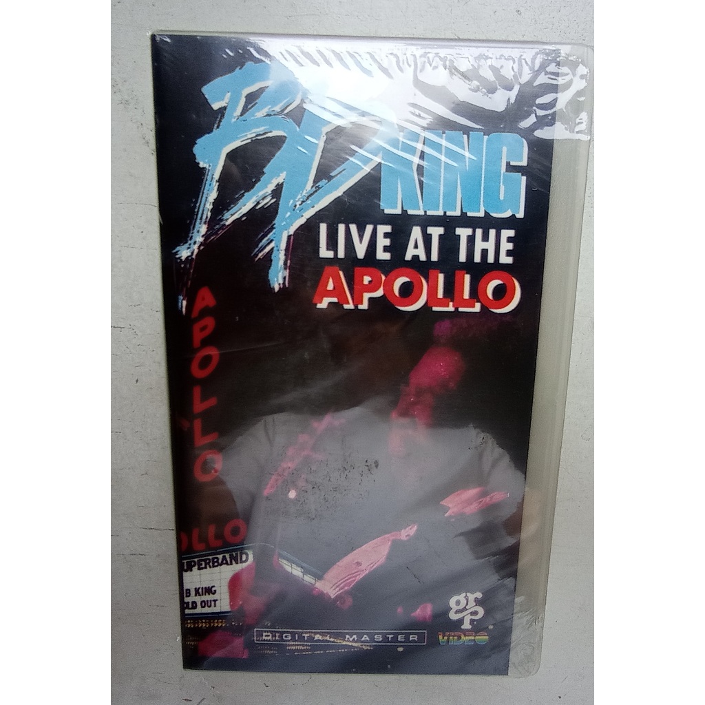 Fita VHS - BB King - Live At The Apollo - 1992 - Novo e Lacrado