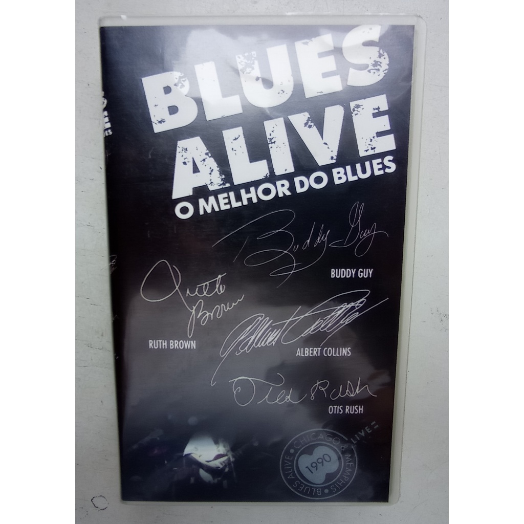 Fita VHS - Blues Alive - O Melhor do Blues - Buddy Guy, Albert Collins - 1990