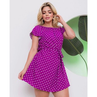 vestido ciganinha ou manga curta poá soltinho confortável cintinho moda feminina cristã evangélica em Oferta na Shopee