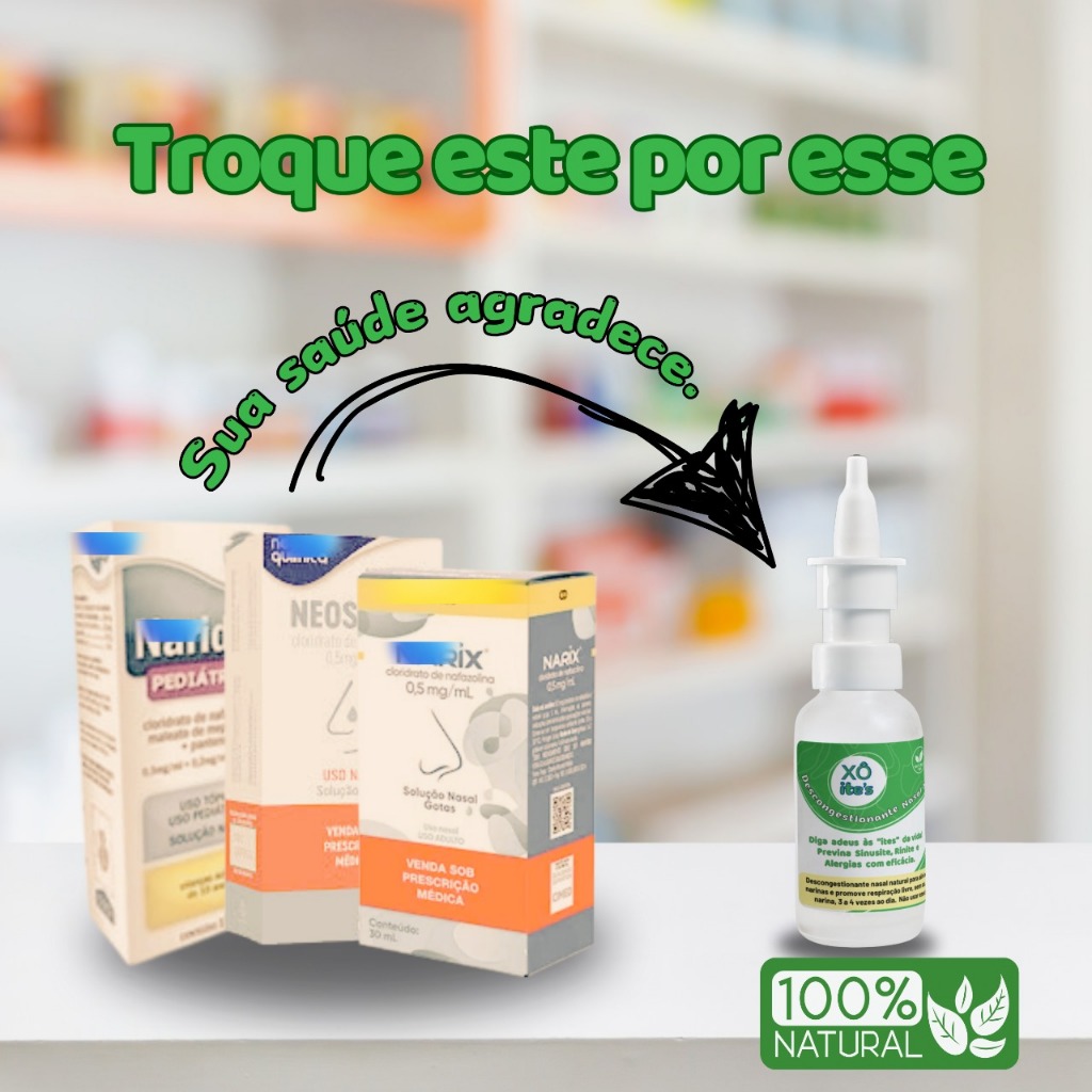 Descongestionante Higienização E Alívio Nasal 20ml - Kit C/5
