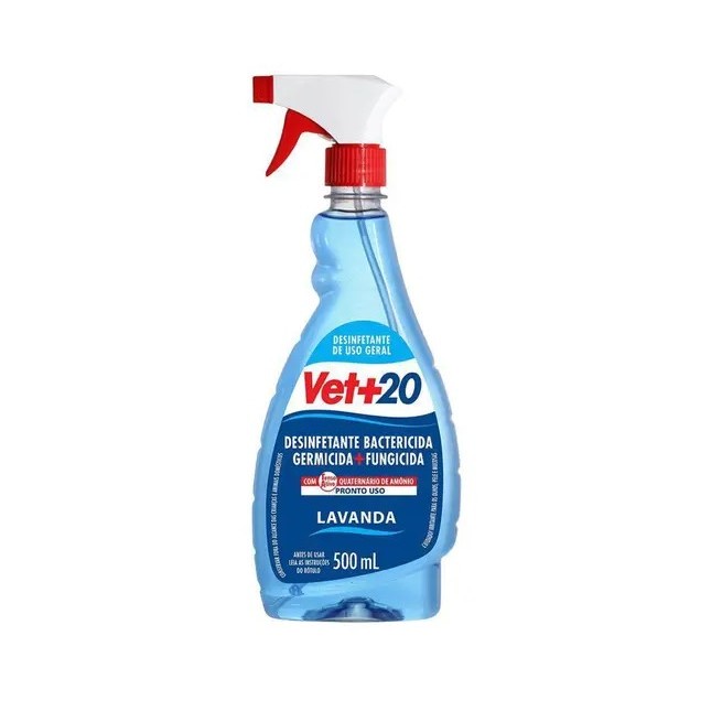 Desinfetante Pronto-Uso Spray Bactericida 500ml - Vet+20 - Vet +