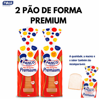 2 PÃO DE FORMA PREMIUM PANCO 500g em Oferta na Shopee