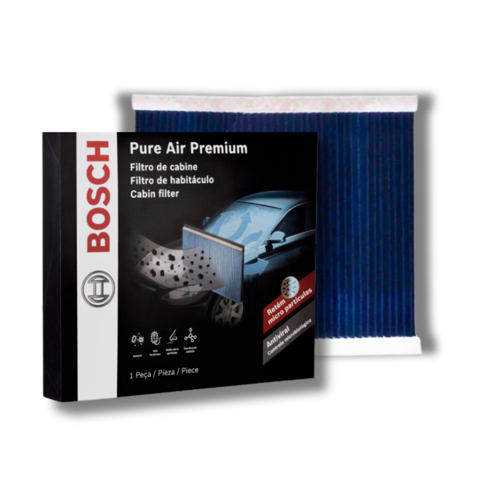 Filtro Carvão Ativado Ar Condicionado Cabine Antiviral Premium Carro Bosch em Oferta na Shopee