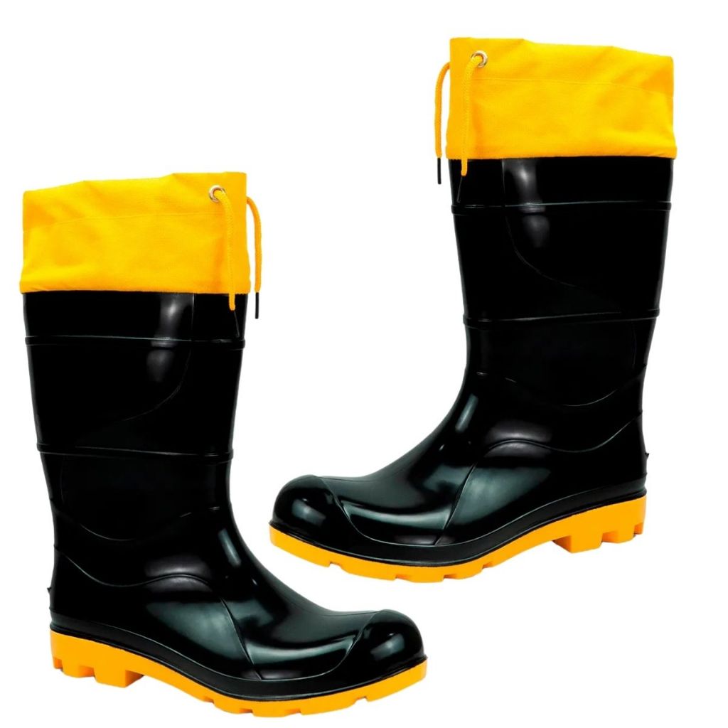 Bota de PVC Sem Forro Cano Longo com Polaina - Crival